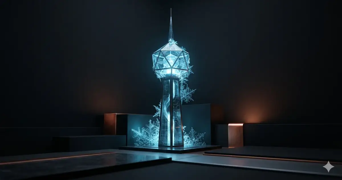 Austin Texas skyline abstracted as tech platform — software development agency in Austin Texas